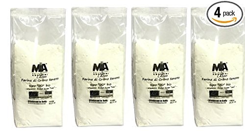 Freccia Rossa Market, Organic Type 00 Pizza Flour 1 kg – 4 Pack