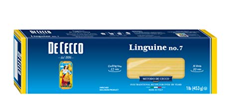 De Cecco Pasta, Linguine, 16 Ounce (Pack of 5)